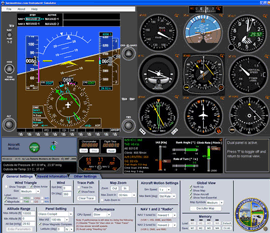 Navigation Simulator - Dual Panel View