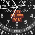  Flash Clock with Month After Day